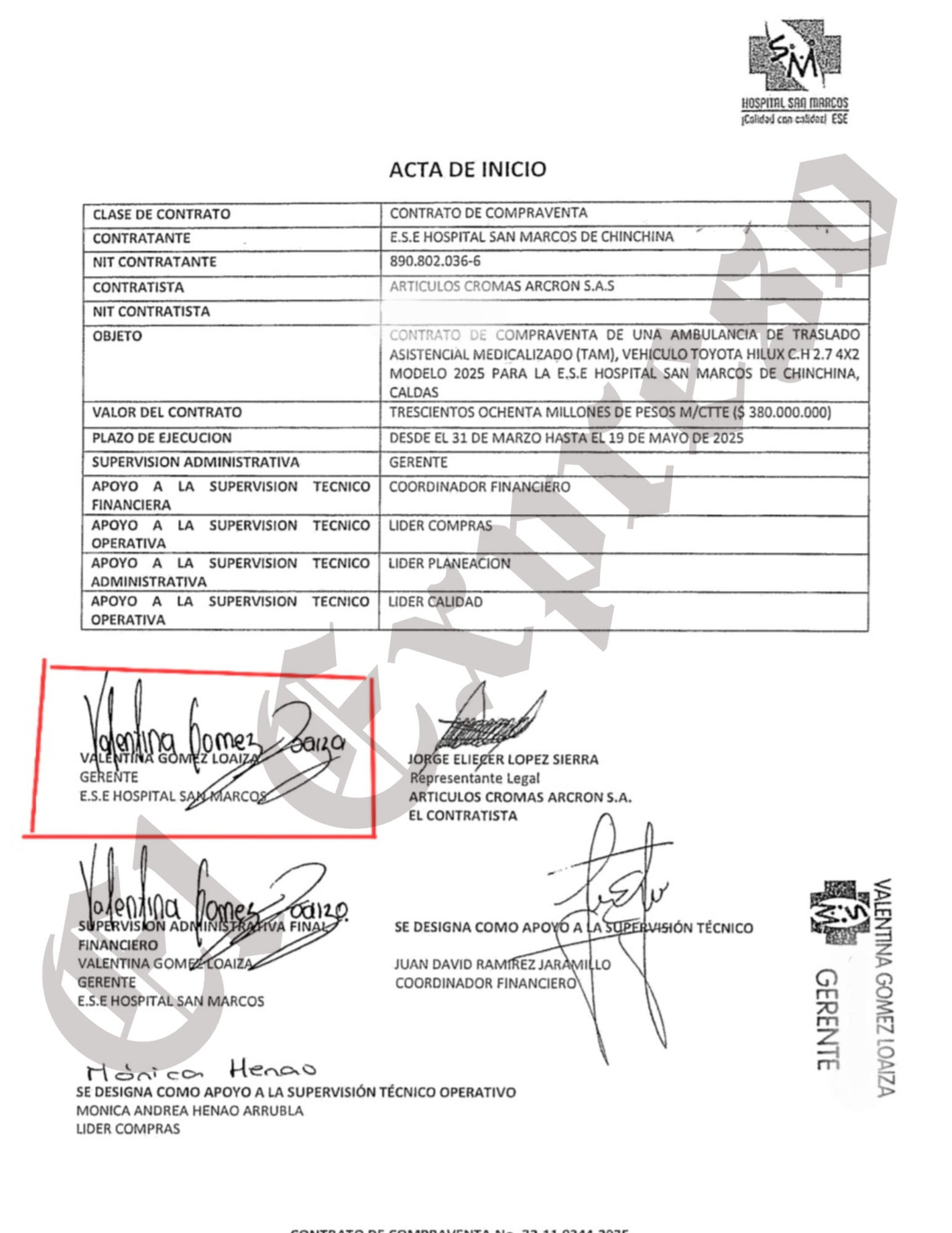 $1.765 millones de déficit en el Hospital San Marcos de Chinchina y encima no aparece contrato de $321 millones 7 1 765 millones de deficit en el hospital san marcos de chinchina y encima no aparece contrato de 321 millones marca de agua 21