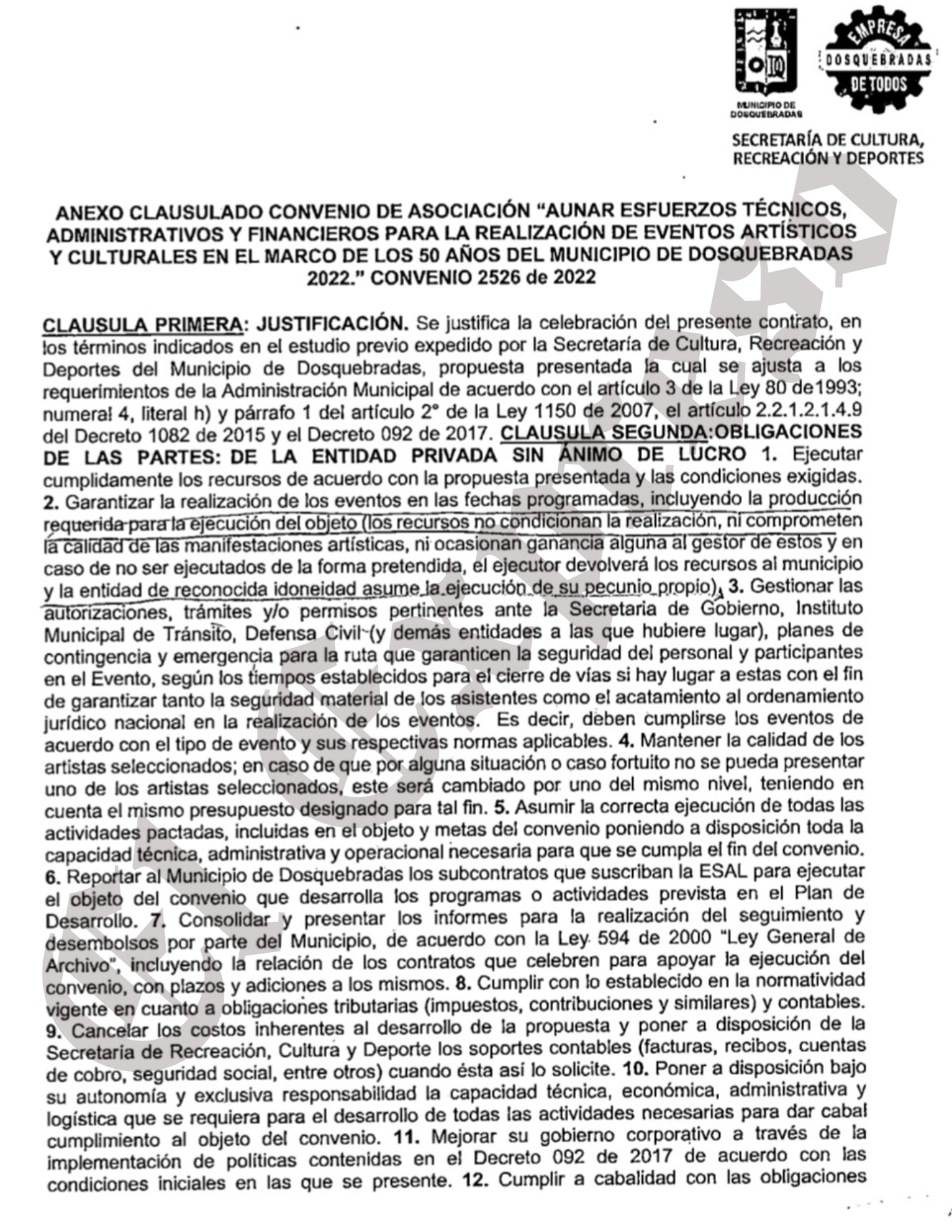 Grupo Investigativo de delitos contra la administración pública acaban de capturar a varios funcionarios de la alcaldía de Dosquebradas involucrados en el contrato Fiestas de Dosquebradas 2022 2 agentes de la dijin bogota y del cti de la fiscalia 28 en operativos simultaneos estan capturando funcionarios de dosquebradas involucrados en el contrato fiestas de dosquebradas 2022 marca de agua 13