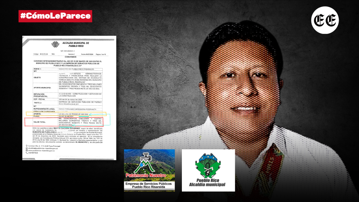 asi burlan las licitaciones alcalde de pueblo rico contrata 1 854 millones a dedo con la empresa de servicios publicos y este subcontrata a dedo con rigall s a s img 9991