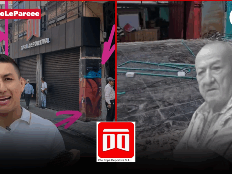 control fisico de pereira desbarata la caseta de un anciano pero permite que un almacen invada el anden frente a la catedral img 0531