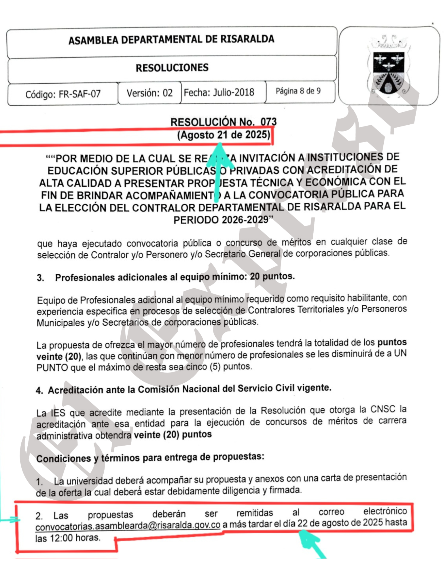 Huele feo la elección de Contralores de Risaralda, Pereira y Dosquebradas ¿Qué dice Giordanelly que debió reversar el proceso o Johan Manuel Ríos y Eduar Arias? 4 huele feo la eleccion de contralores de risaralda pereira y dosquebradas que dice giordanelly que debio reversar el proceso o johan manuel rios y eduar arias marca de agua 15