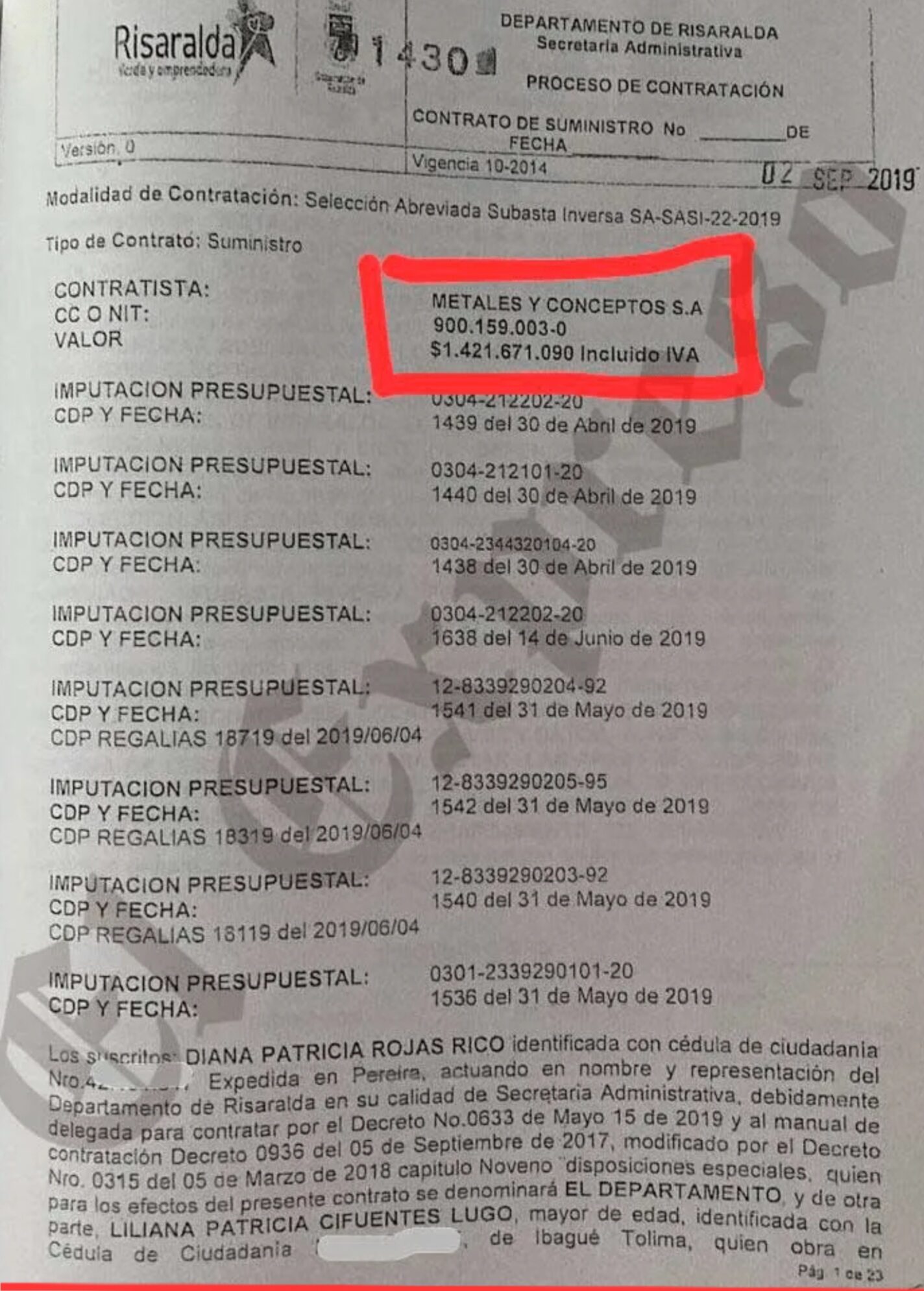 Procuraduría investiga, Fiscalía valora y Gloria Lyda sigue en la Gobernación a pesar de las sospechas de sus estudios y contratos laborales 10 procuraduria investiga fiscalia valora y gloria lyda sigue en la gobernacion a pesar de las sospechas de sus estudios y contratos laborales 1000026687 e1755037740933