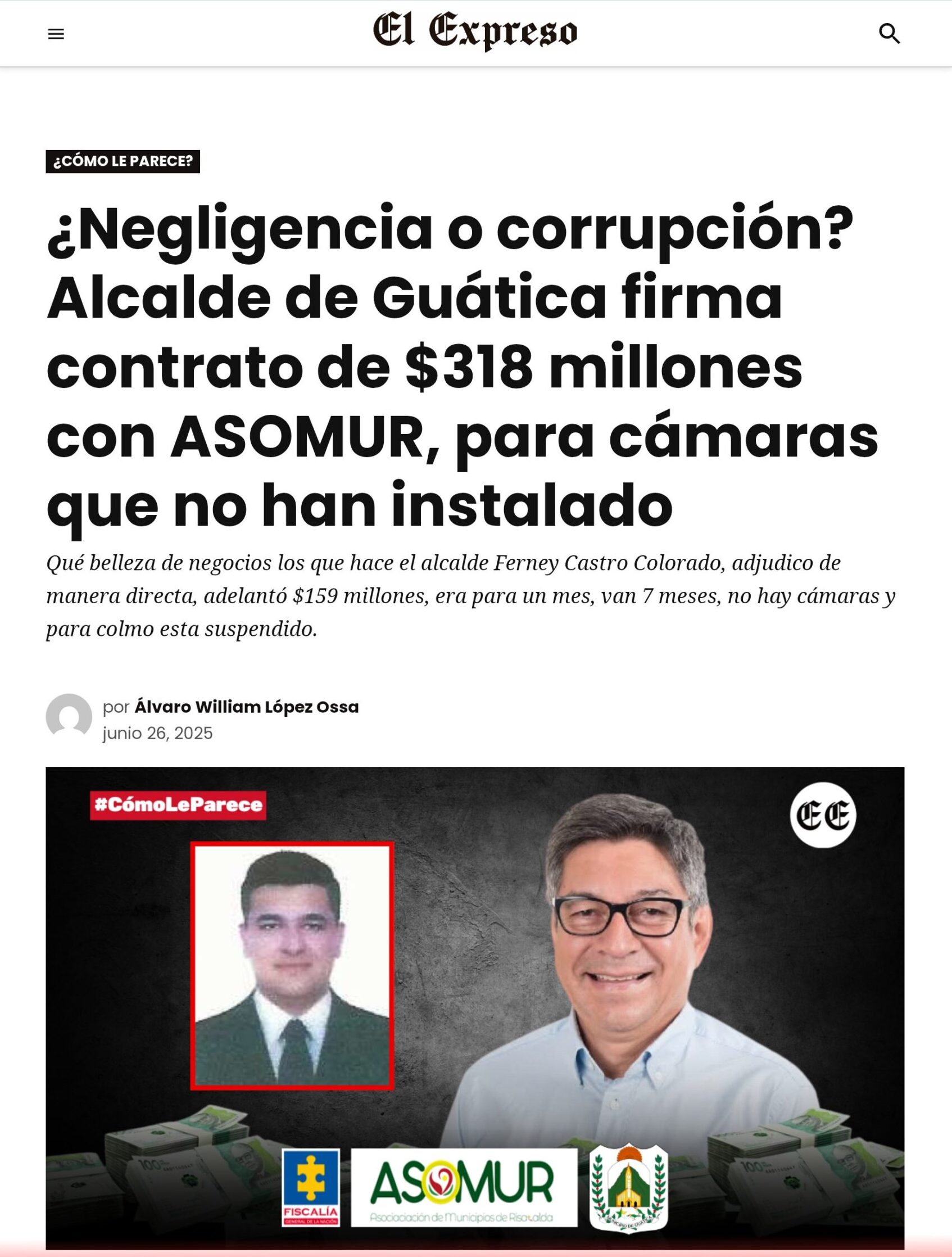 Roban en Guática, las cámaras instaladas no funcionan y el alcalde le dio 27 millones más a ASOMUR 5 roban en guatica las camaras instaladas no funcionan y el alcalde le dio 27 millones mas a asomur 1000027402 scaled e1756507038705