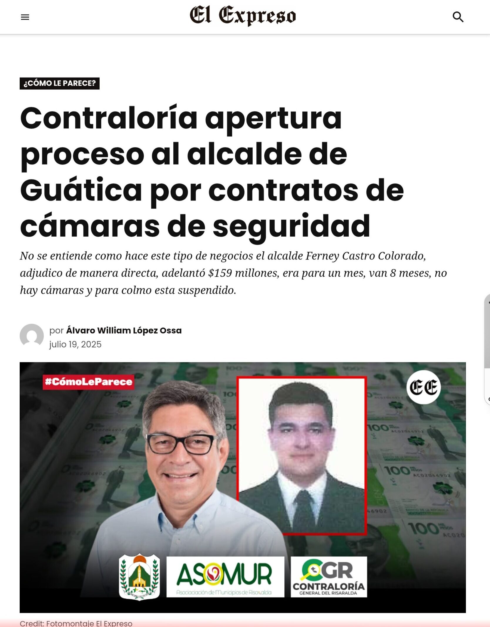 Roban en Guática, las cámaras instaladas no funcionan y el alcalde le dio 27 millones más a ASOMUR 4 roban en guatica las camaras instaladas no funcionan y el alcalde le dio 27 millones mas a asomur 1000027403 scaled e1756507016626