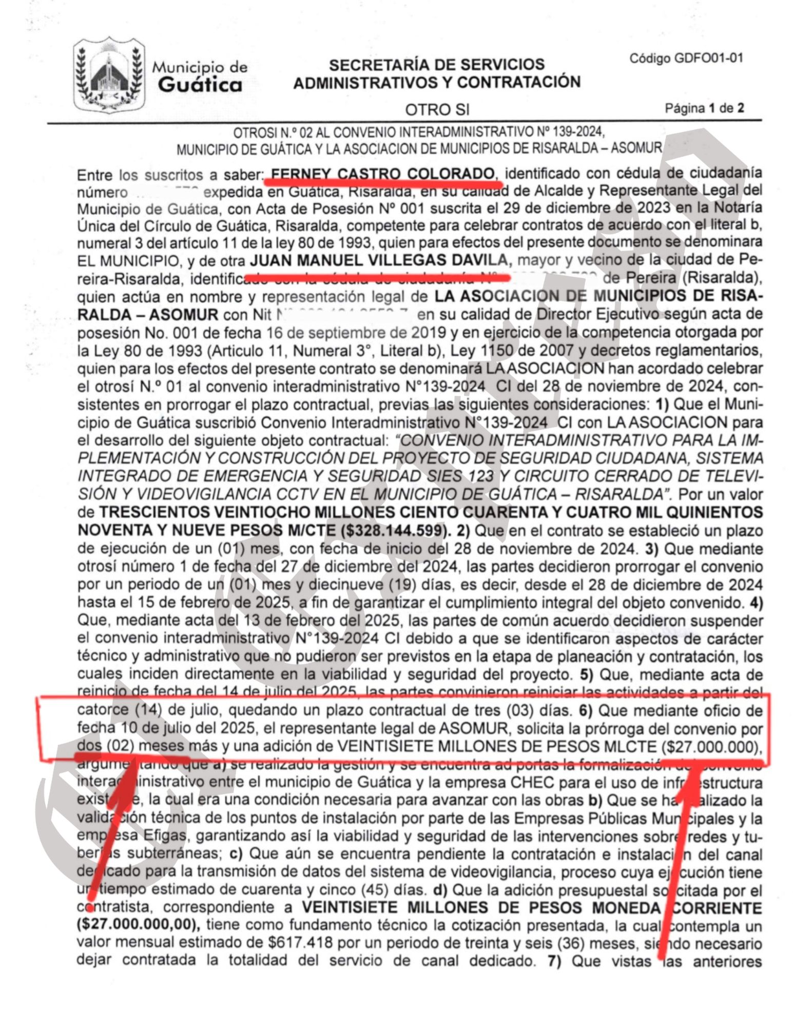 Roban en Guática, las cámaras instaladas no funcionan y el alcalde le dio 27 millones más a ASOMUR 7 roban en guatica las camaras instaladas no funcionan y el alcalde le dio 27 millones mas a asomur marca de agua 10