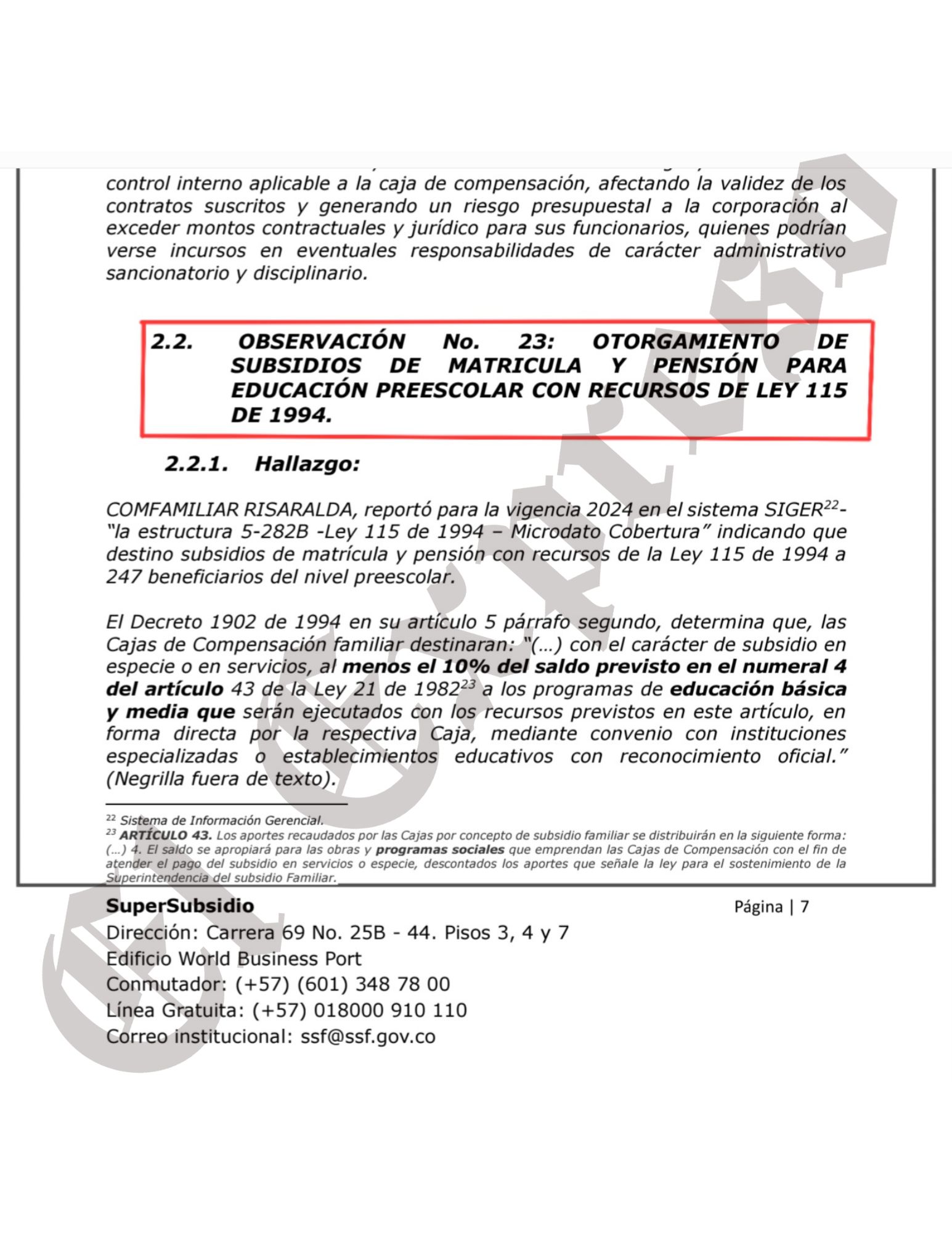 Contratos presuntamente irregulares por $104.500 millones y actuaciones al parecer indebidas en la gestión de Luis Fernando Acosta, por eso intervino la Supersubsidio a Comfamiliar 10 contratos presuntamente irregulares por 104 500 millones y actuaciones al parecer indebidas en la gestion de luis fernando acosta por eso intervino la supersubsidio a comfamiliar marca de agua 7