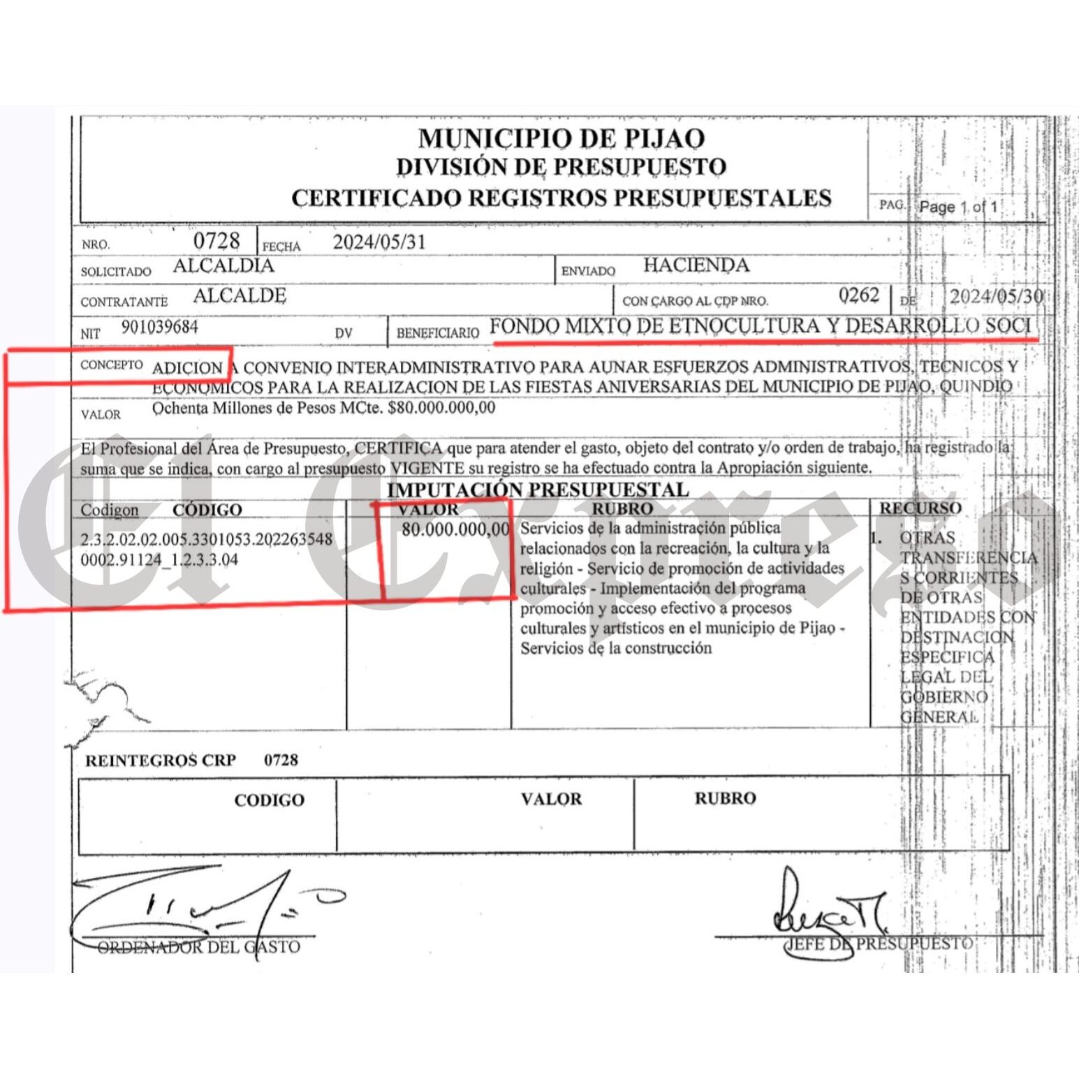 Fonpacífico ya tiene un proceso por contrato de $3.700 millones en Risaralda y hay dudas por contrato con la alcaldía de Pijao 7 fonpacifico ya tiene un proceso por contrato de 3 700 millones en risaralda y hay dudas por contrato con la alcaldia de pijao marca de agua 14 edited fonpacifico ya tiene un proceso por contrato de 3