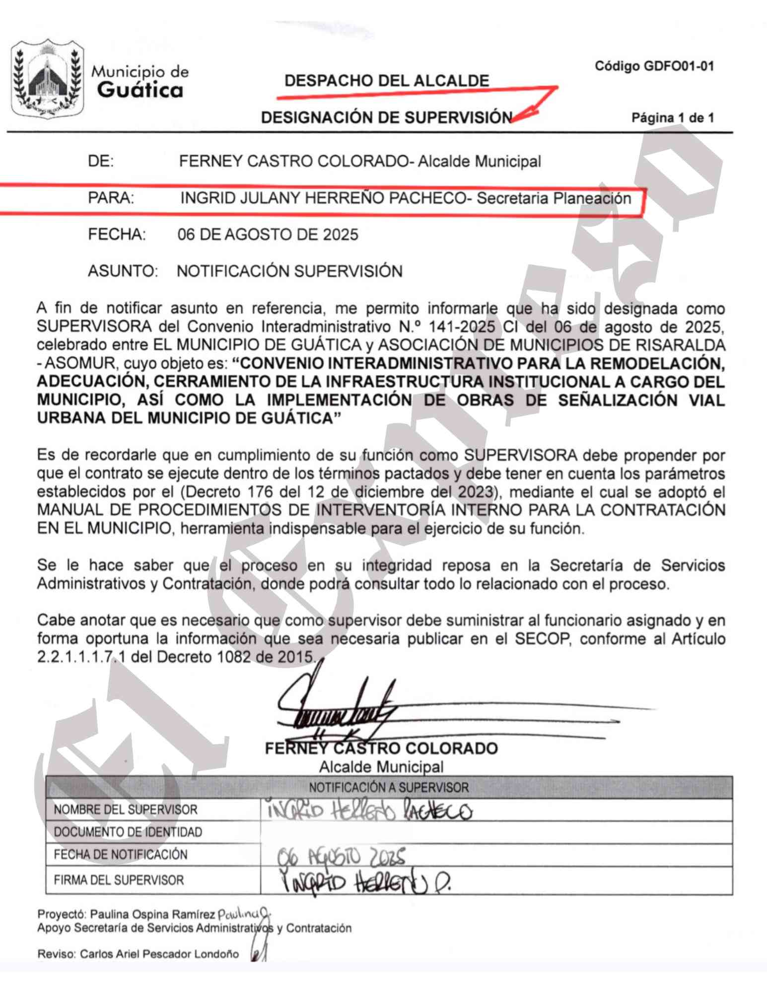 Alcalde de Guática aporta $376 millones y Asomur $5 millones, y recibe señales viales borrándose y en huecos 16 alcalde de guatica aporta 376 millones y asomur 5 millones y recibe senales viales borrandose y en huecos marca de agua 5