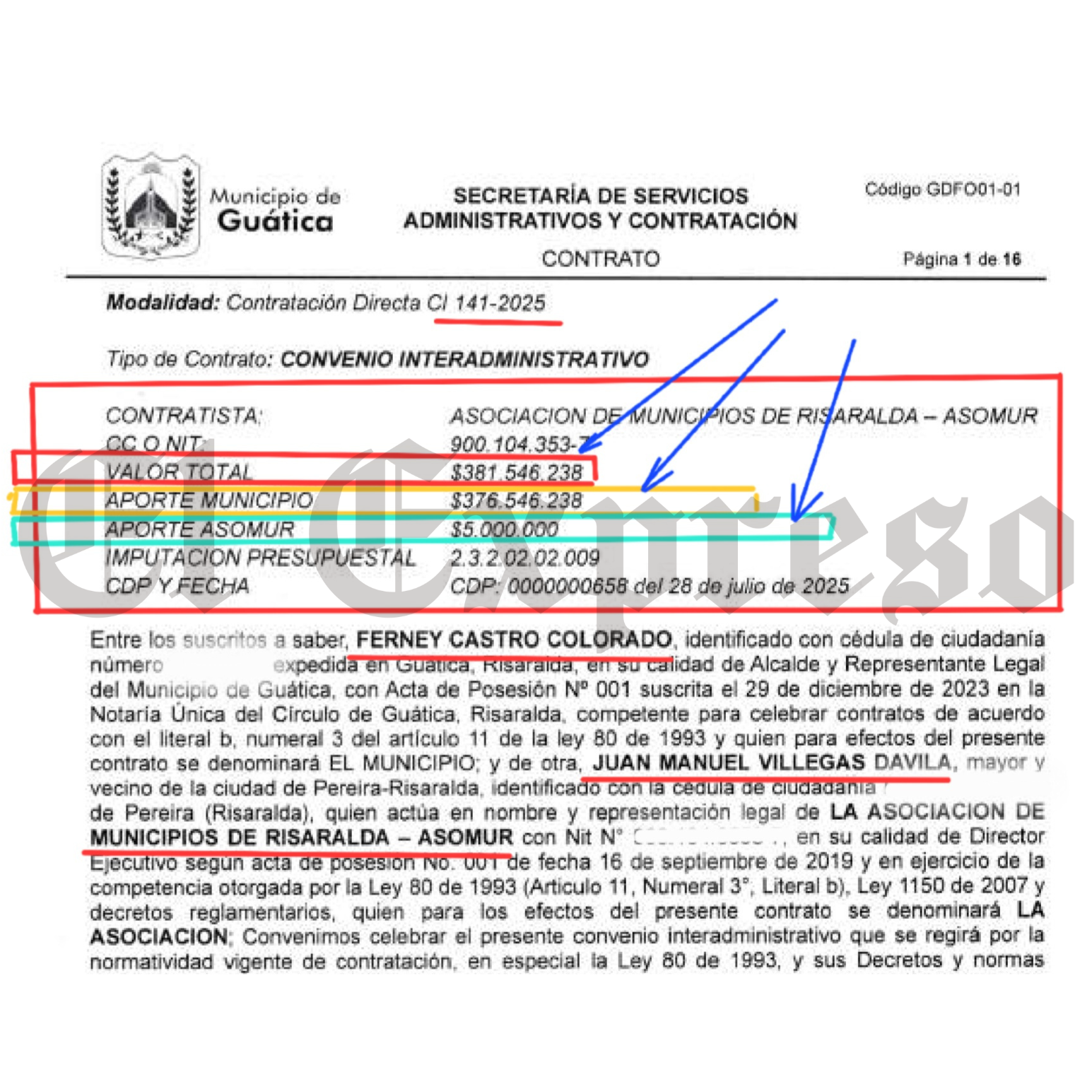 Alcalde de Guática aporta $376 millones y Asomur $5 millones, y recibe señales viales borrándose y en huecos 2 alcalde de guatica aporta 376 millones y asomur 5 millones y recibe senales viales borrandose y en huecos marca de agua 59 edited alcalde de guatica aporta 376 millones y asomur 5 millones y recibe se