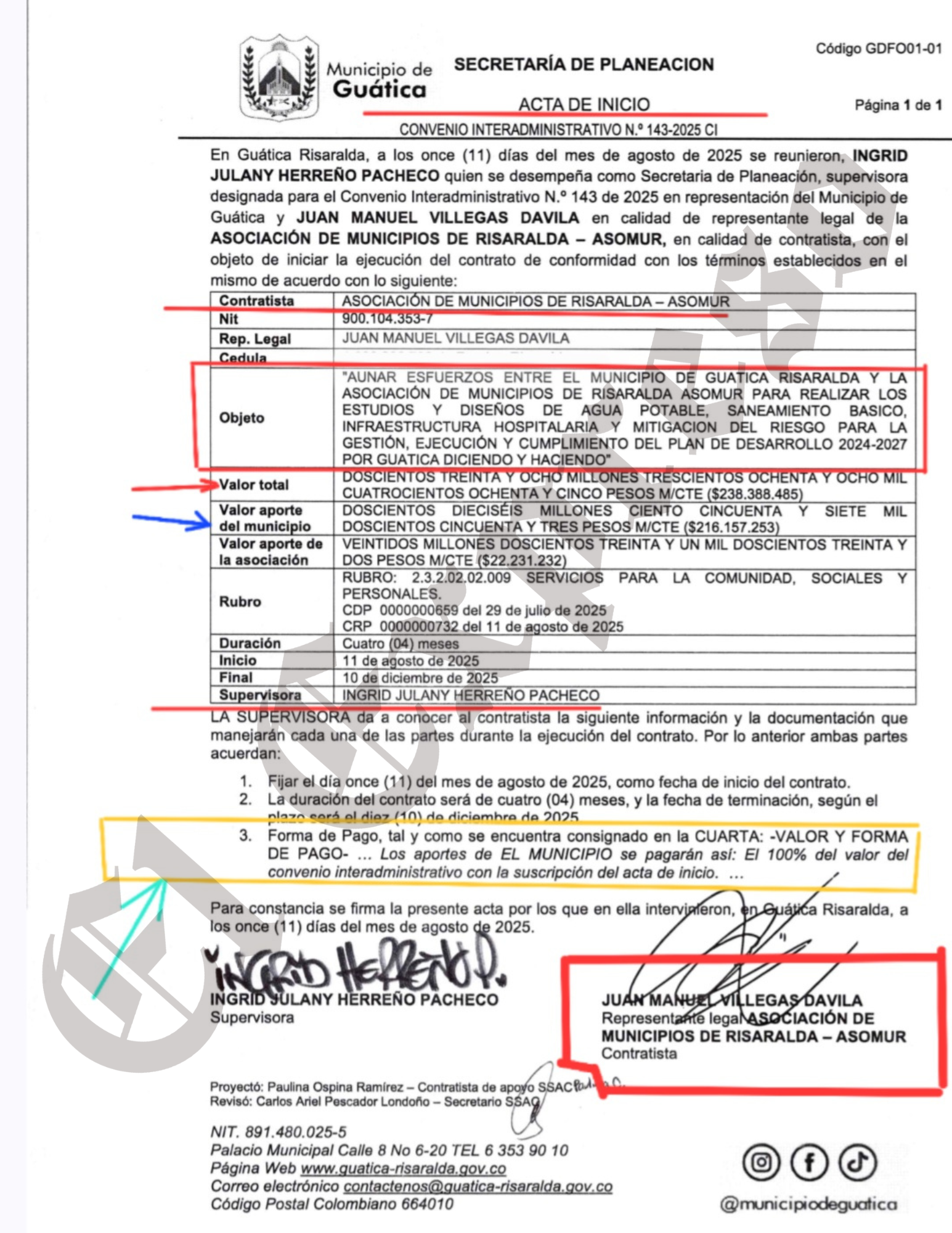 Alcalde de Guática firma convenio con Asomur y paga adelantado el 100% 2 alcalde de guatica firma convenio con asomur y paga adelantado el 100 marca de agua 15