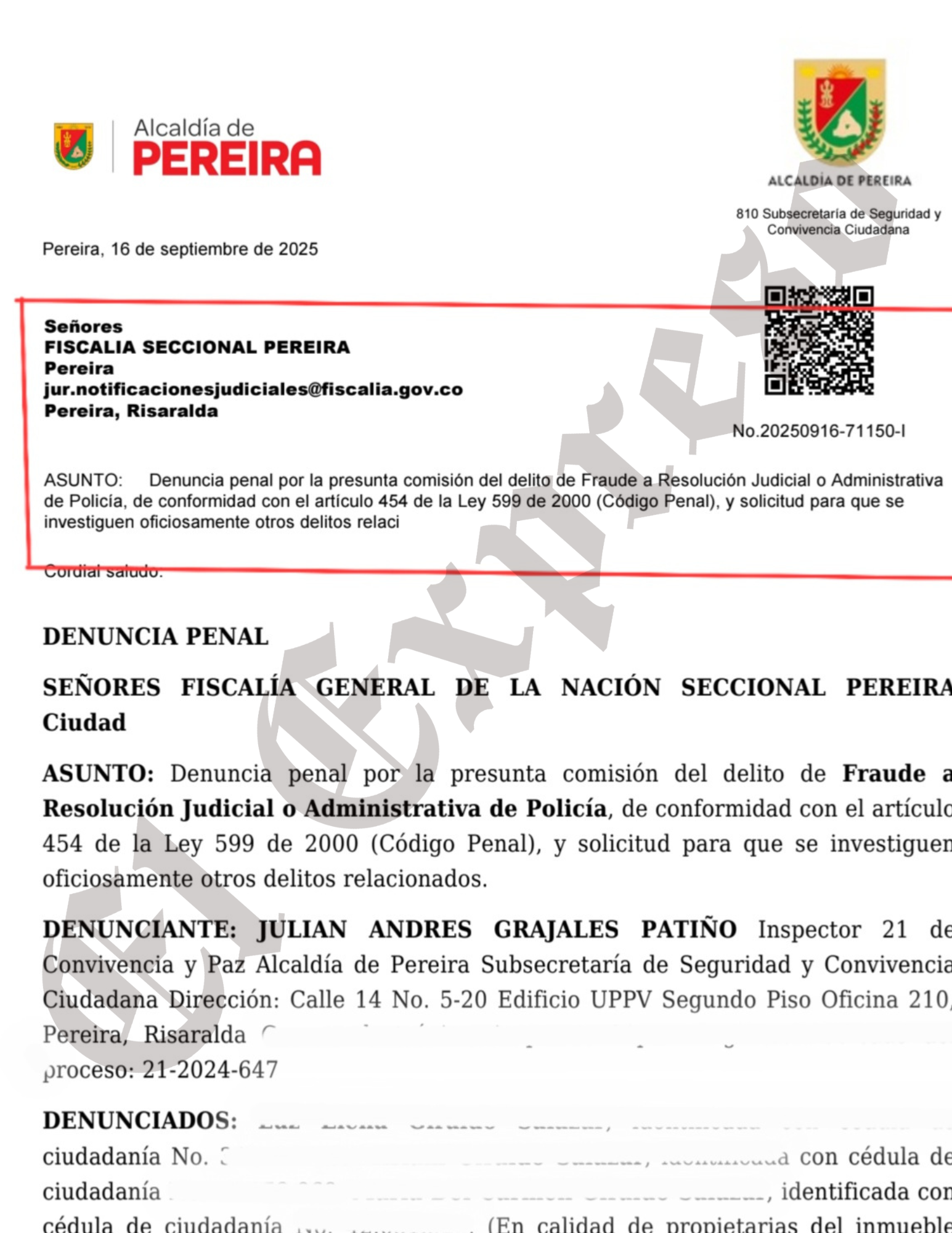 Denuncia penal y 324 millones de multa a 3 hermanas por presunto fraude en resolución judicial, al construir sin autorización 9 denuncia penal y 324 millones de multa a 3 hermanas por presunto fraude en resolucion judicial al construir sin autorizacion marca de agua 7