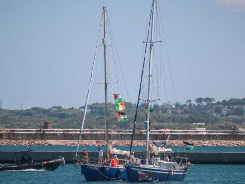 israel intercepta el ultimo barco de la global sumud flotilla rumbo a gaza web 1