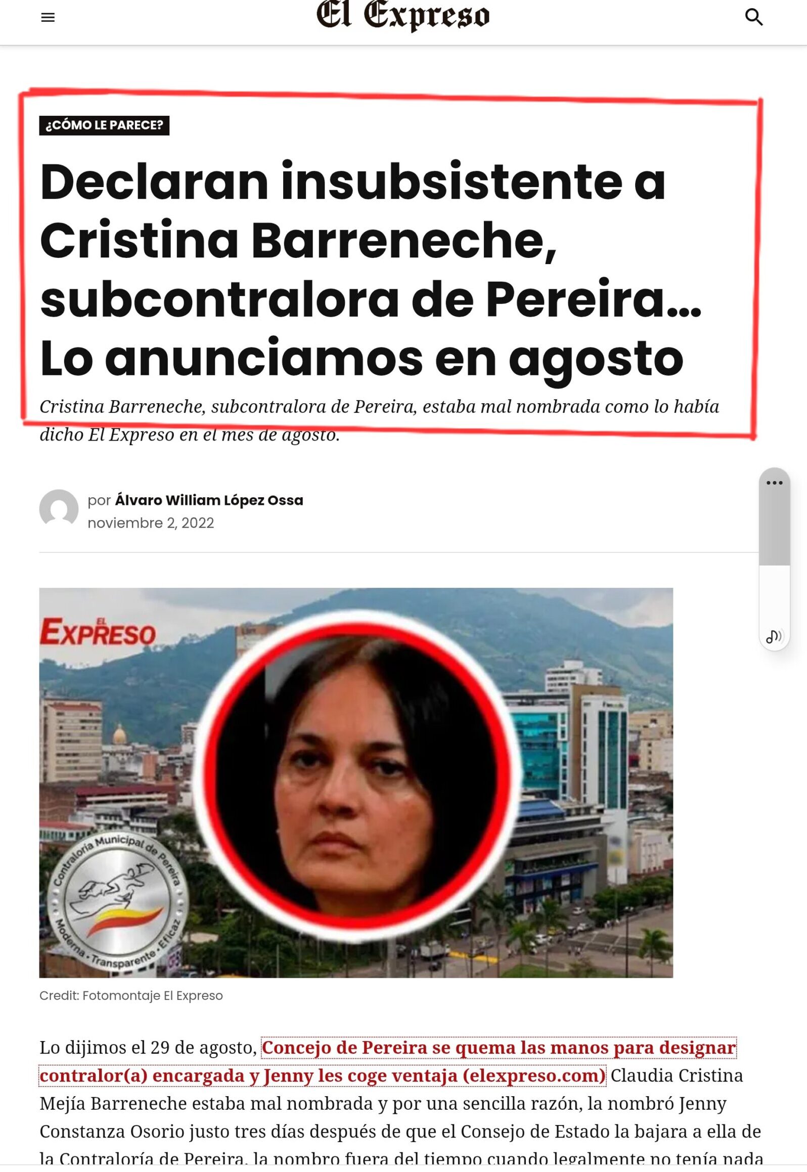 ¿Jenny Constanza Osorio Contralora de Pereira? ¿Olvidan los concejales los antecedentes y que están denunciados? 8 jenny constanza osorio contralora de pereira olvidan los concejales los antecedentes y que estan denunciados 1000028591 scaled e1759439773703