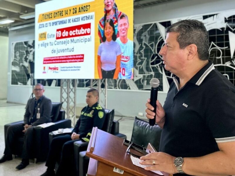 Pereira se alista para las elecciones del Consejo Municipal de Juventud