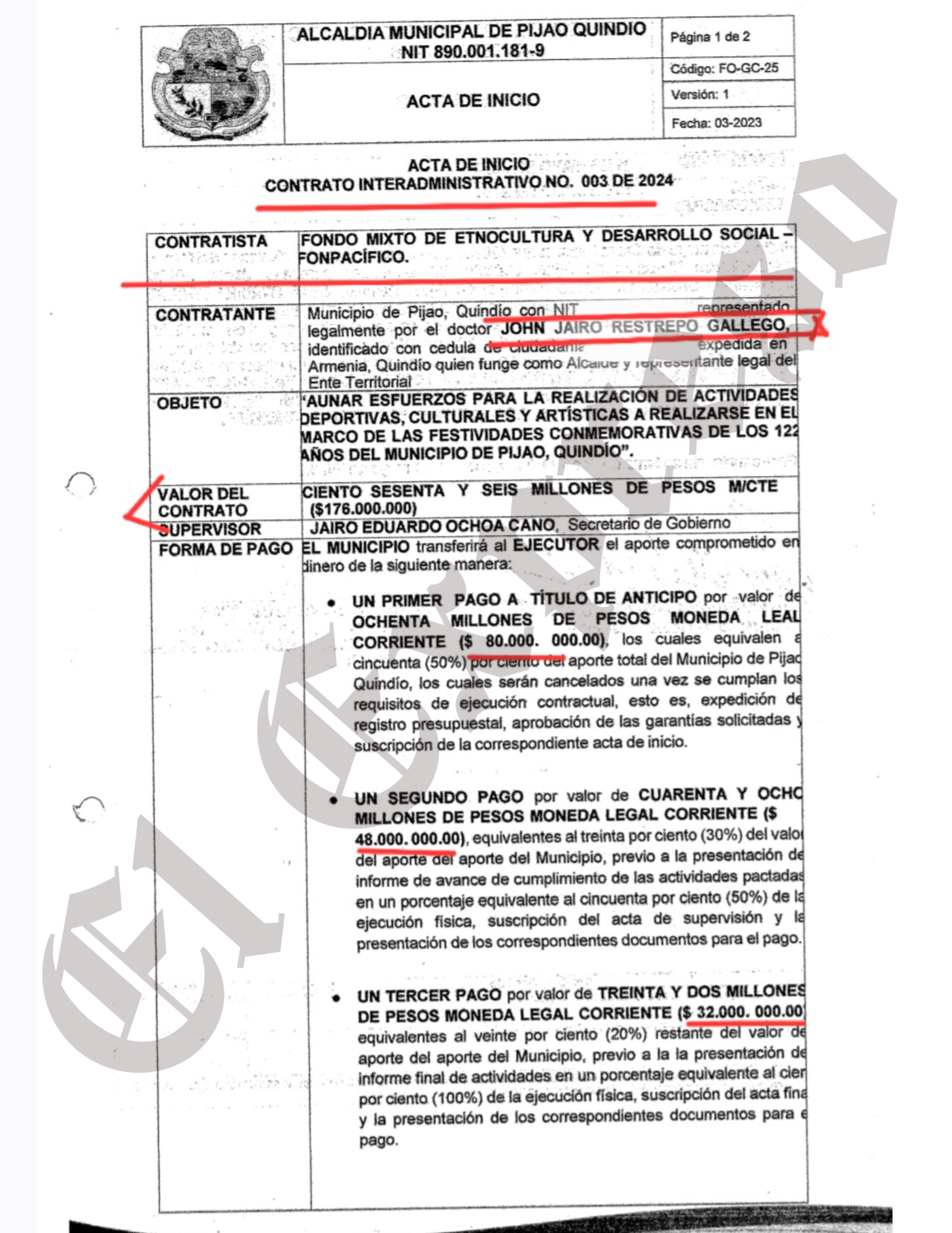 ¿Qué oculta John Jairo Restrepo alcalde de Pijao que no entrega documentos? 6 que oculta john jairo restrepo alcalde de pijao que no entrega documentos marca de agua 61