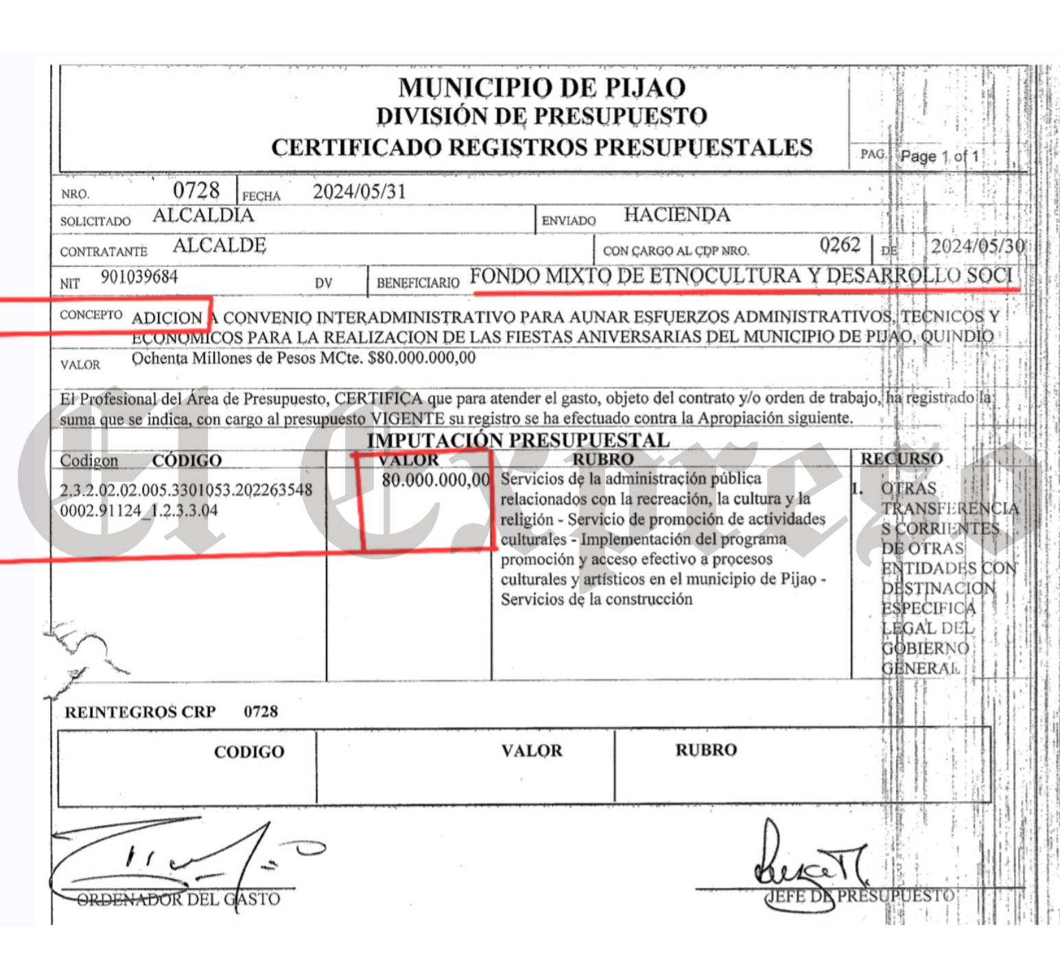 ¿Qué oculta John Jairo Restrepo alcalde de Pijao que no entrega documentos? 8 que oculta john jairo restrepo alcalde de pijao que no entrega documentos marca de agua 63 e1761852335366