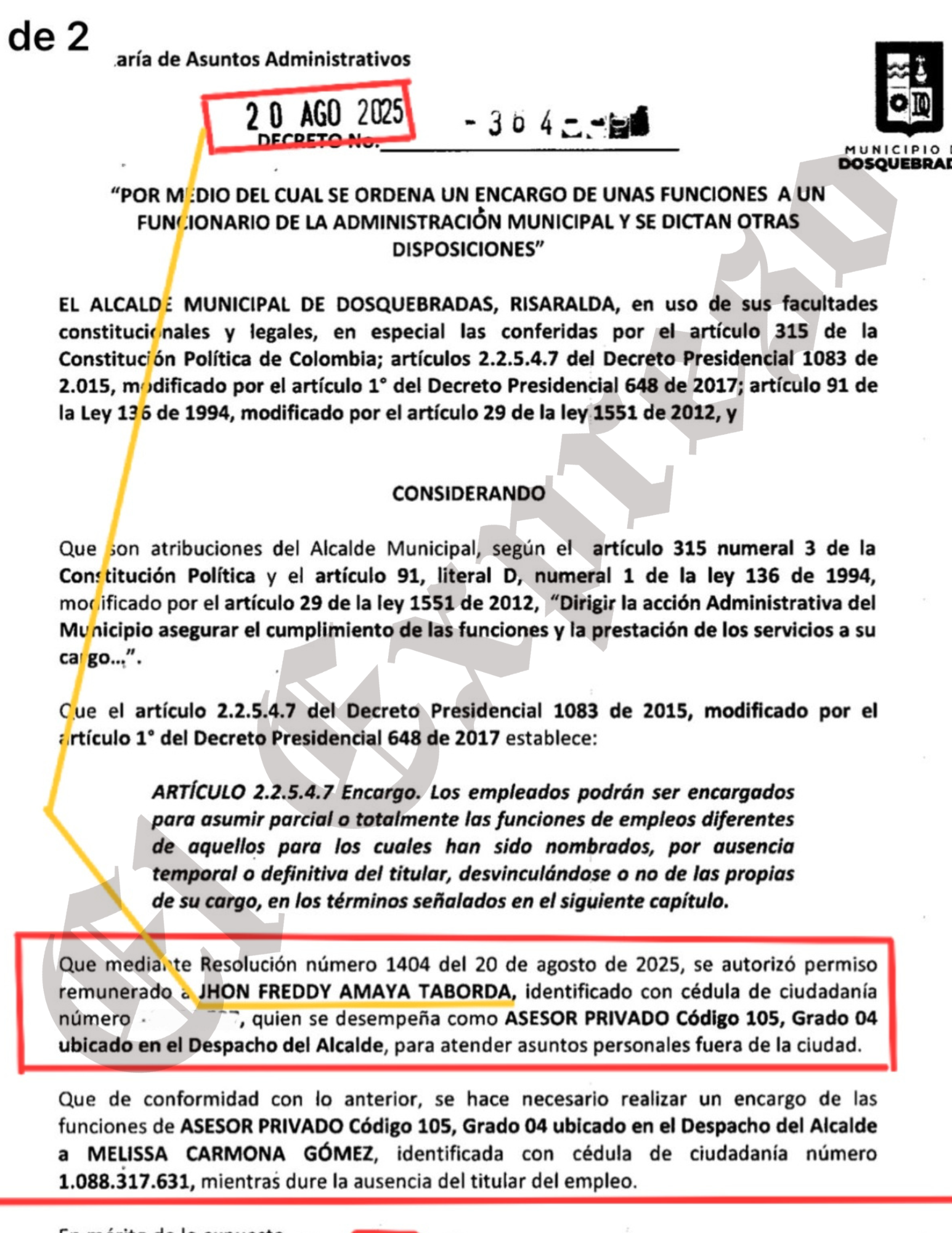 ¿Diputado Giordanelly, inhabilitado Jhon Freddy Amaya para Contraloría? Ya serían 3 3 diputado giordanelly inhabilitado jhon freddy amaya para contraloria ya serian 3 marca de agua 67