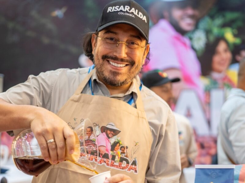 El aroma del café risaraldense se siente en la Feria Cafés de Colombia Expo 2025, en Bogotá