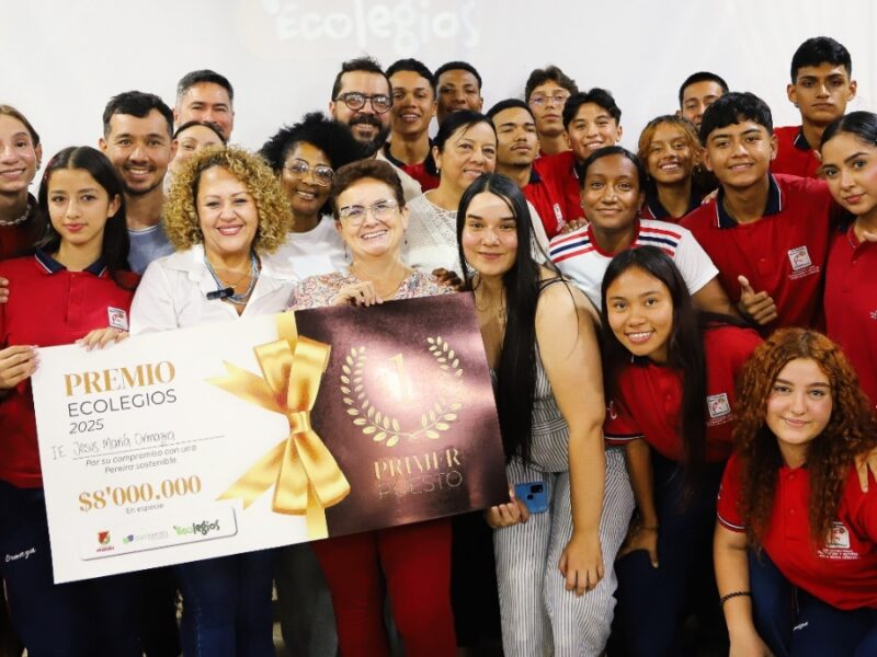 Empresa de Aseo de Pereira, reconoció el compromiso ambiental de los colegios pereiranos