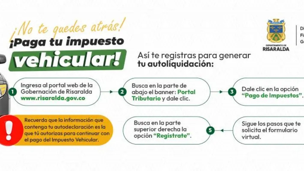 Nueva fecha para el pago de Impuesto Vehicular en Risaralda 1 impue copia de web 2025 11 10t153342.740