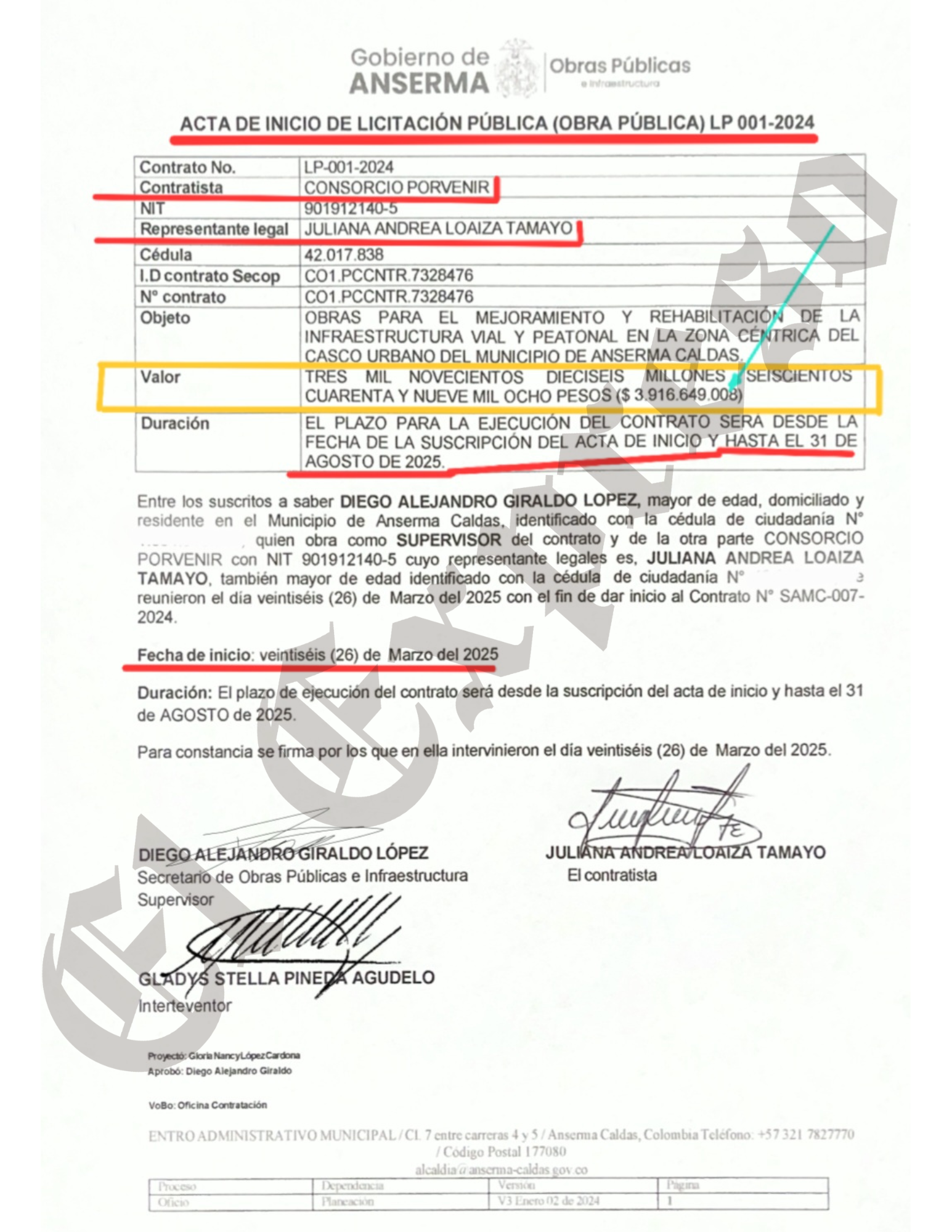 ingeniero freddy loaiza no cumple aun contrato de 3 196 millones y se arruinaran los comerciantes de anserma caldas marca de agua 78