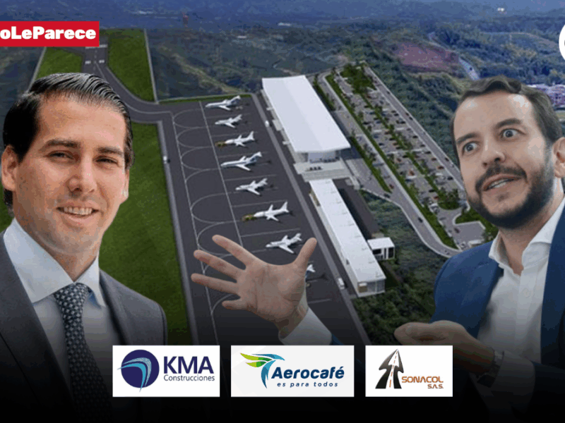 Los oscuros antecedentes del único consorcio que se presentó a Aerocafé, ojo que son $634 mil millones