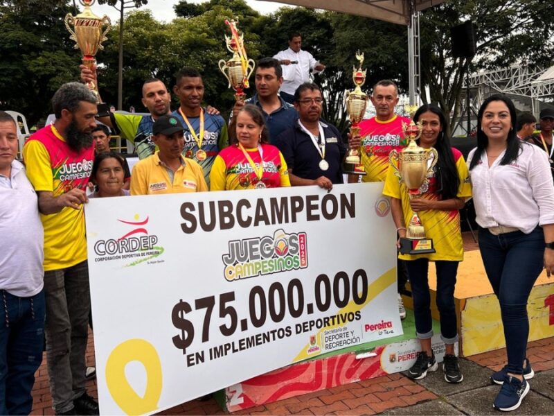 Más de 6.000 participantes de la zona rural pereirana hicieron historia en los Juegos Campesinos 2025