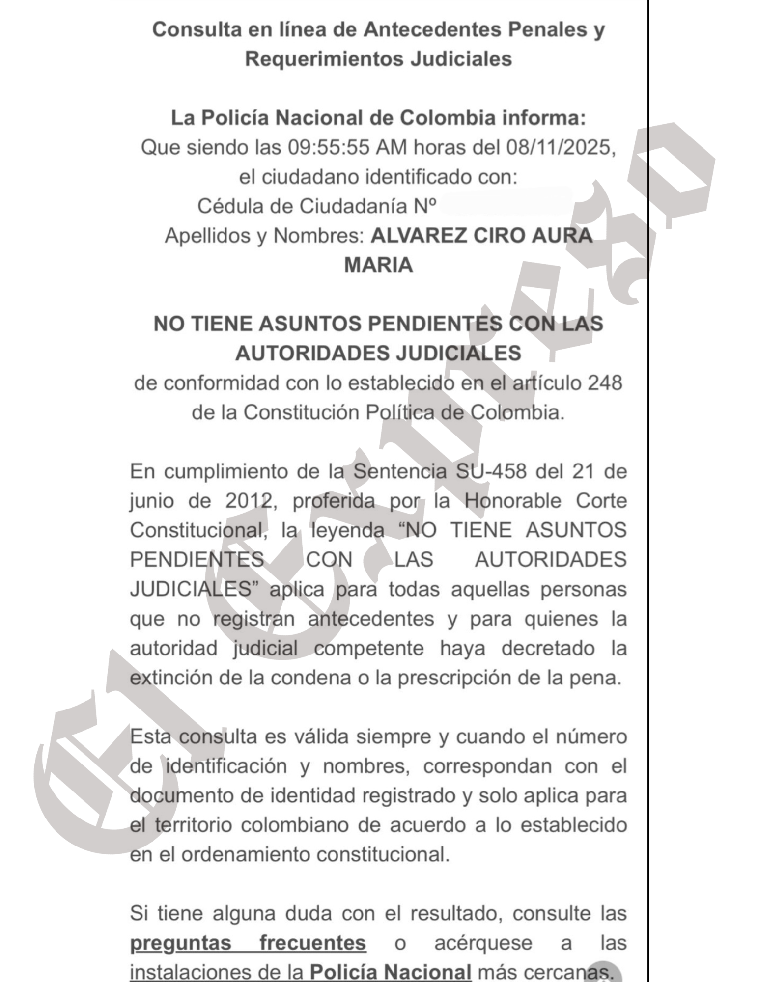 ¿Que procesos judiciales o disciplinarios tienen actualmente los candidatos a Contralor de Pereira? 9 que procesos judiciales o disciplinarios tienen actualmente los candidatos a contralor de pereira marca de agua 2025 11 20t152117.761