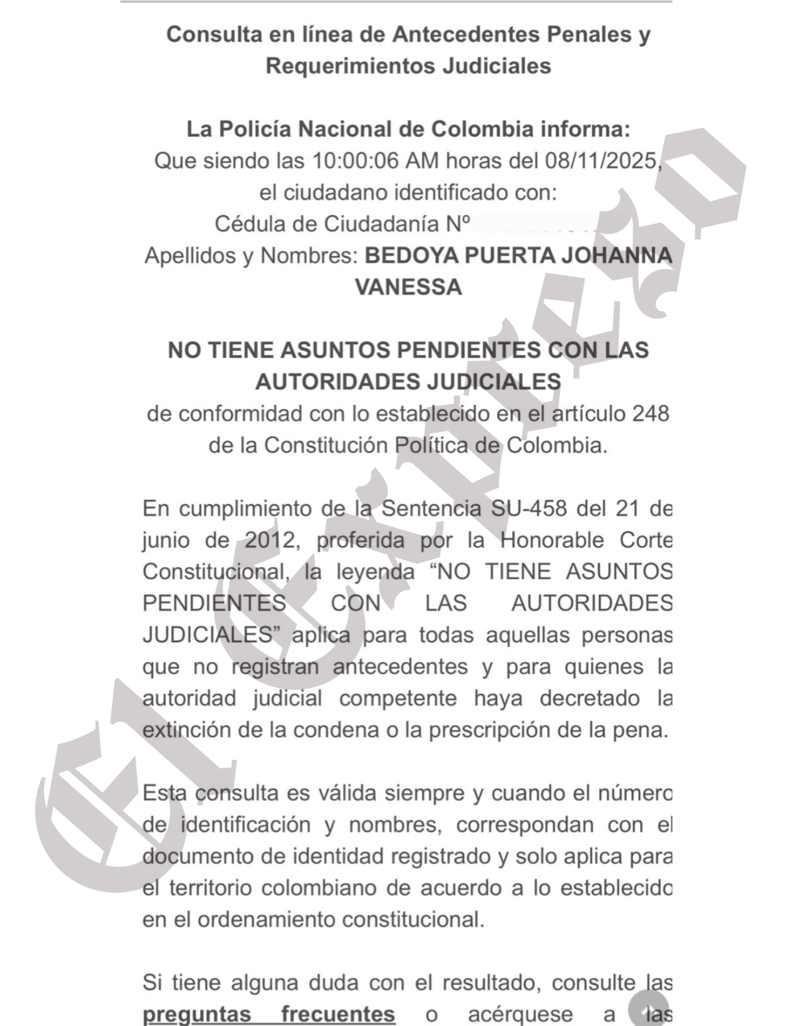 ¿Que procesos judiciales o disciplinarios tienen actualmente los candidatos a Contralor de Pereira? 11 que procesos judiciales o disciplinarios tienen actualmente los candidatos a contralor de pereira marca de agua 2025 11 20t152249.569