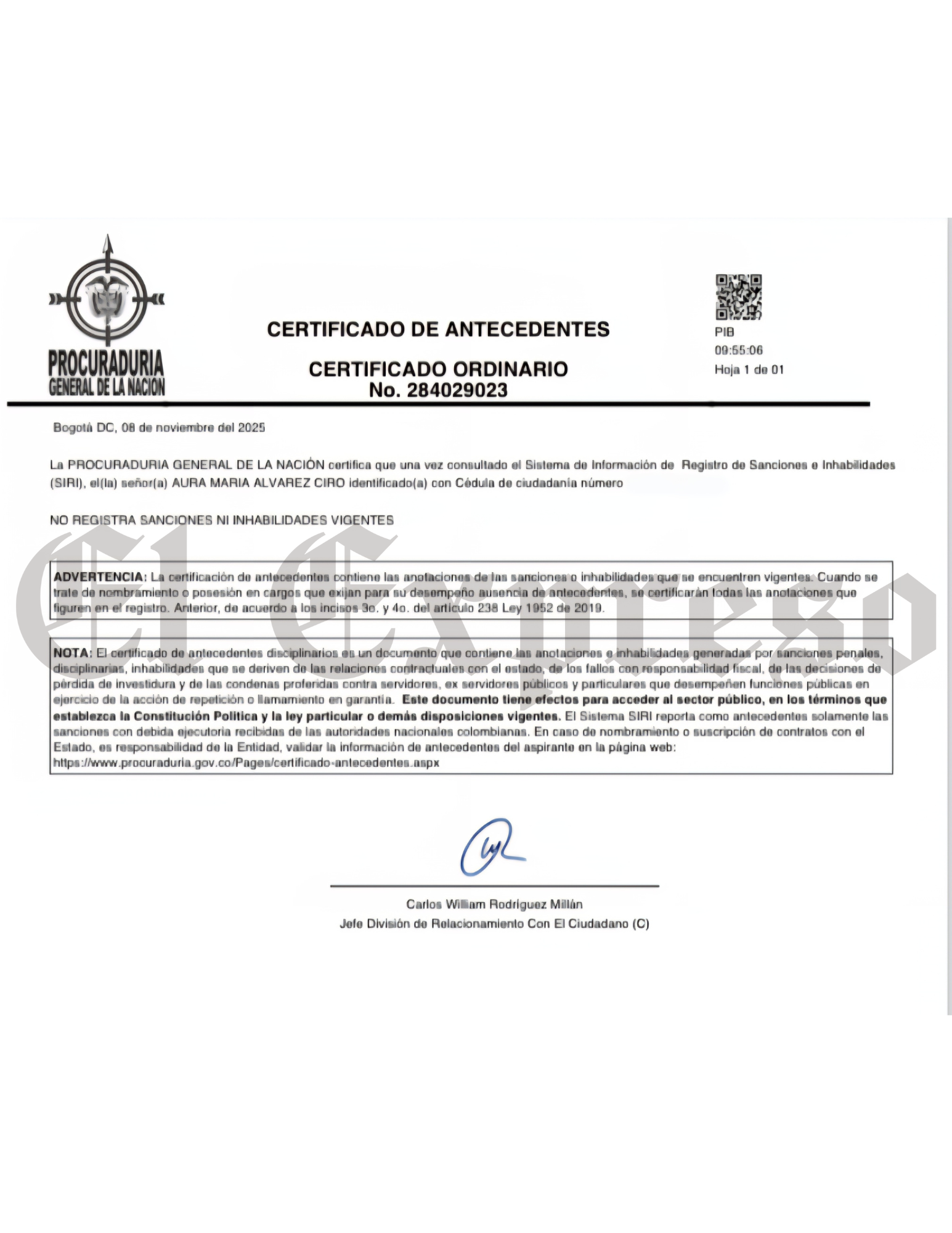 ¿Que procesos judiciales o disciplinarios tienen actualmente los candidatos a Contralor de Pereira? 12 que procesos judiciales o disciplinarios tienen actualmente los candidatos a contralor de pereira marca de agua 2025 11 20t152406.541