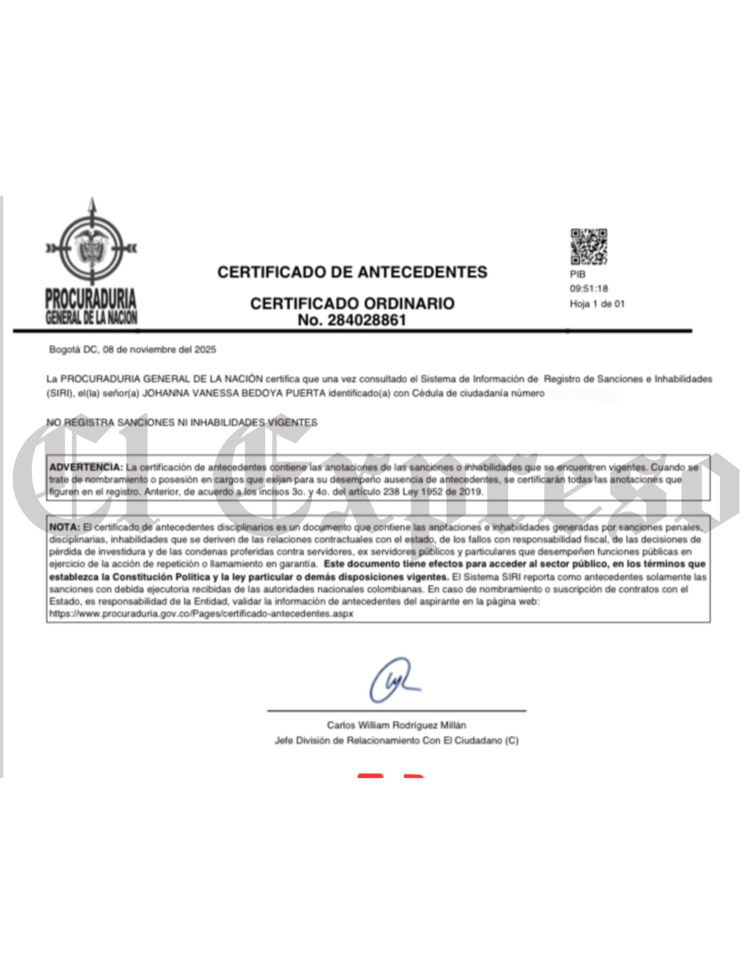 ¿Que procesos judiciales o disciplinarios tienen actualmente los candidatos a Contralor de Pereira? 13 que procesos judiciales o disciplinarios tienen actualmente los candidatos a contralor de pereira marca de agua 2025 11 20t152608.742