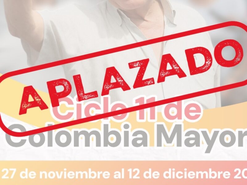 Atención beneficiarios del programa Colombia mayor