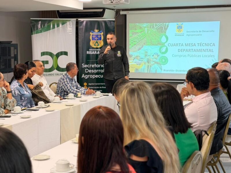 Risaralda fortalece los espacios para que pequeños productores locales abastezcan las compras públicas