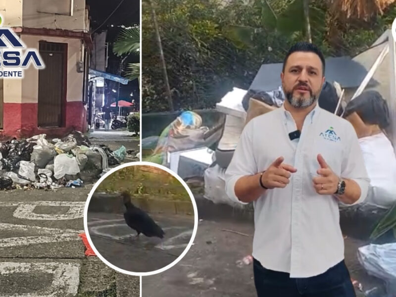 Denuncia: ¿Atesa de vacaciones y la ciudad inundada de basura señor Alejandro Trujillo Mejía?