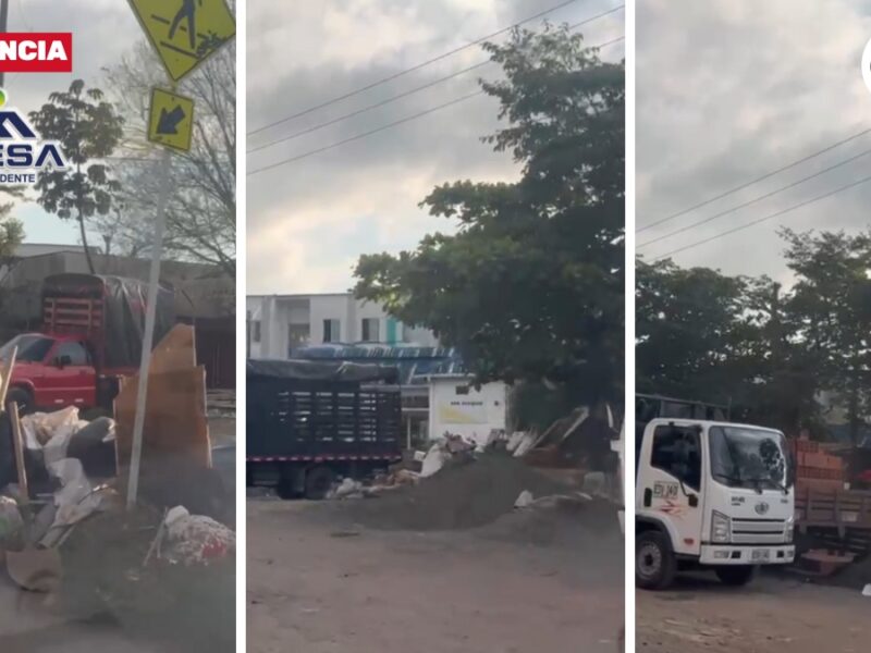 Denuncia ciudadana: Más basura y desorden frente al Hospital de San Joaquín