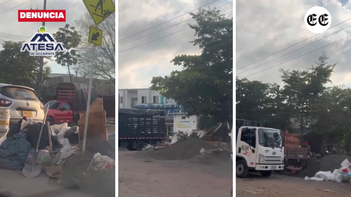 denuncia ciudadana mas basura y desorden frente al hospital de san joaquin atesa