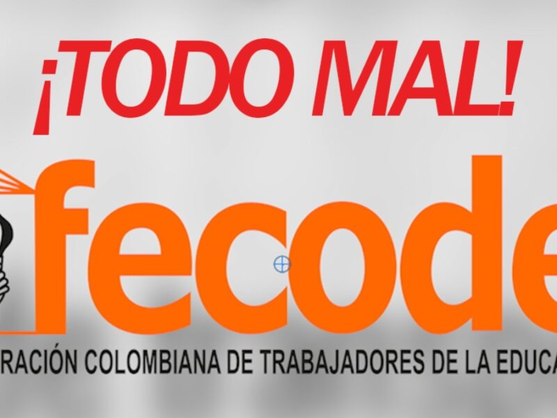 Denuncia: FECODE, el fracaso educativo, vagancia y politización