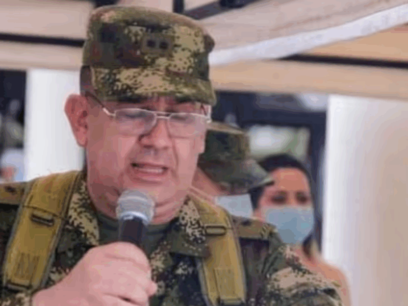 General Huertas fue reintegrado al Ejército