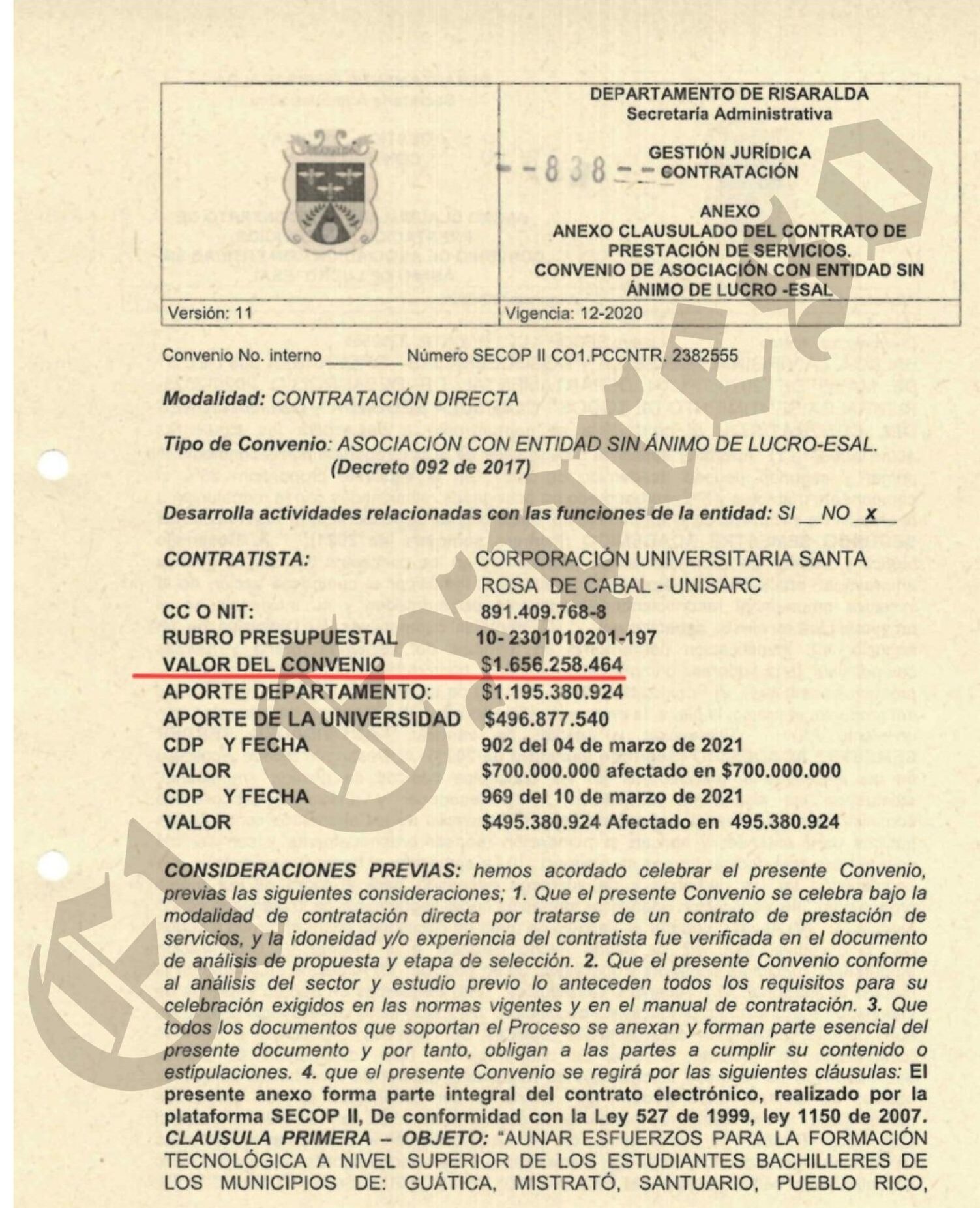 Graves observaciones de la Contraloría por contratos de $4.142 millones de Elsa Gladys en Unisarc 9 graves observaciones de la contraloria por contratos de 4 142 millones de elsa gladys en unisarc imagen 3 e1765902261919