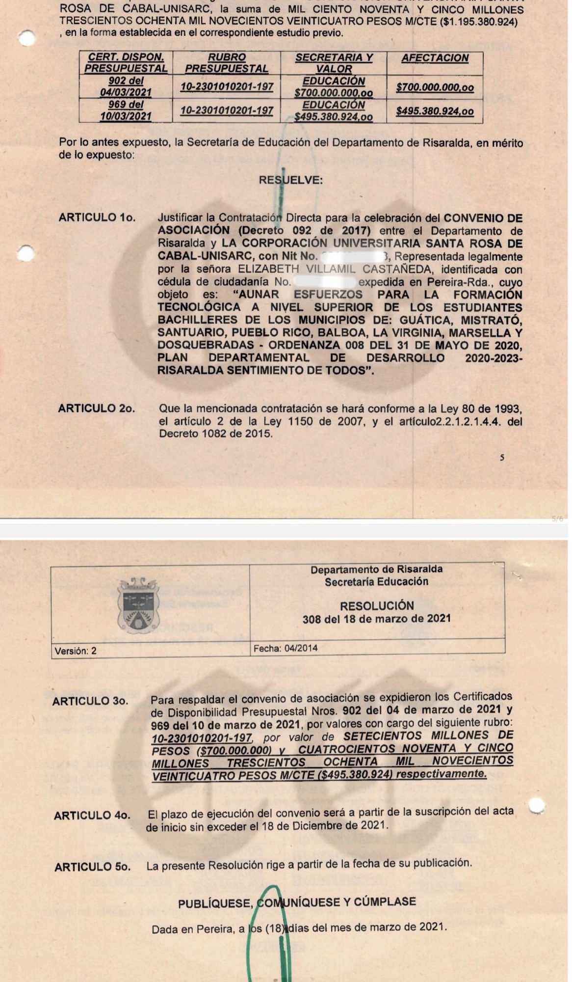 Graves observaciones de la Contraloría por contratos de $4.142 millones de Elsa Gladys en Unisarc 10 graves observaciones de la contraloria por contratos de 4 142 millones de elsa gladys en unisarc imagen 4