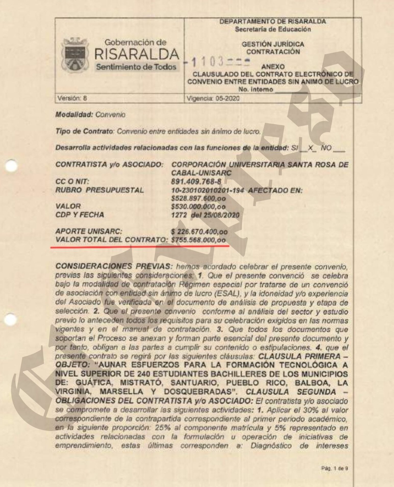 Graves observaciones de la Contraloría por contratos de $4.142 millones de Elsa Gladys en Unisarc 11 graves observaciones de la contraloria por contratos de 4 142 millones de elsa gladys en unisarc imagen 5 e1765902392308