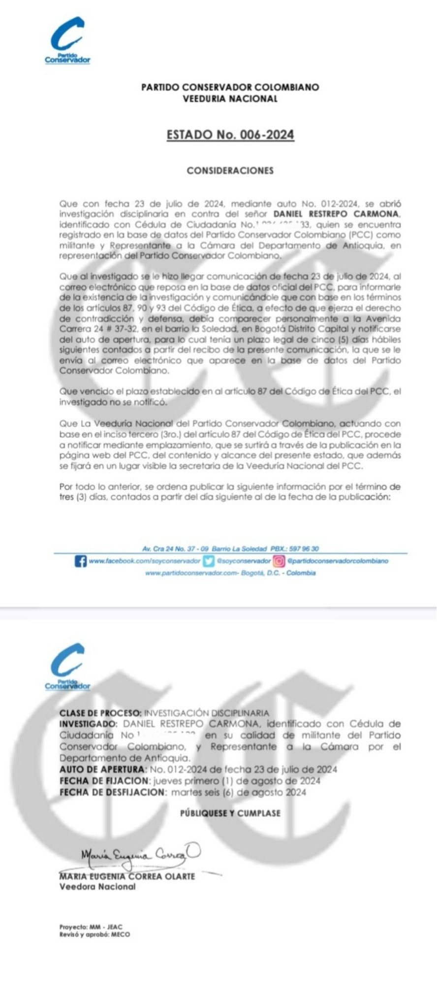 Los antecedentes de más congresistas que apoyan a Felipe Córdoba y a Petro 16 los antecedentes de mas congresistas que apoyan a felipe cordoba y a petro imagen 16