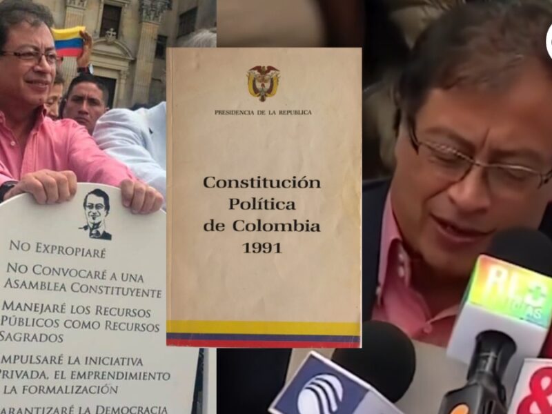 Petro juro en mármol no tocar la Constituyente