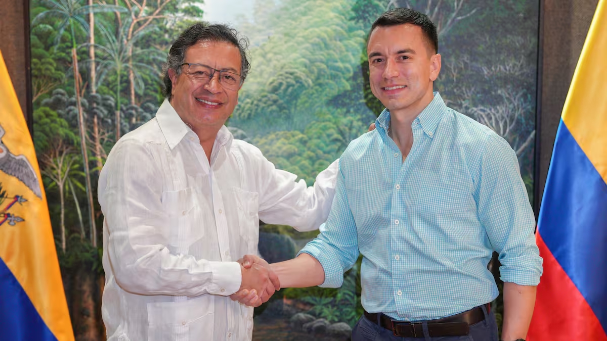 Diálogo binacional intenta contener la ‘guerra’ económica entre Colombia y Ecuador 1 borrador automatico petro y noboa