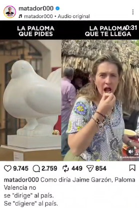 caricatura de matador a paloma valencia desata polemica nacional image 2