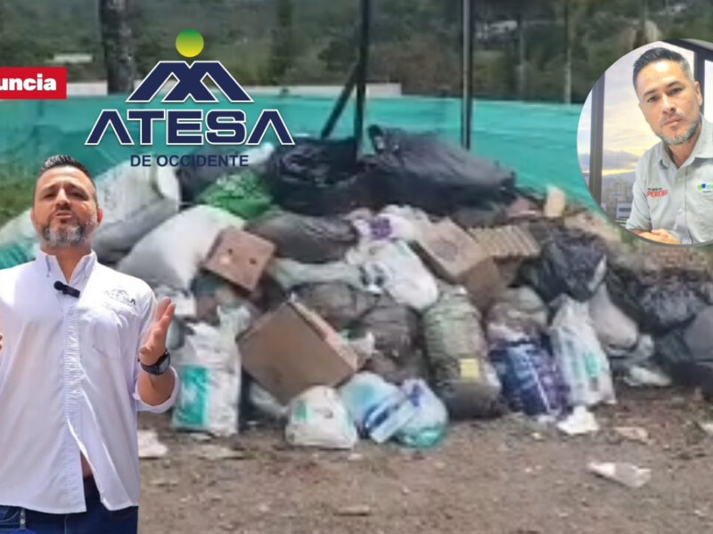 Denuncia: Pereira sigue llena de basura y Atesa sigue cobrando por un mal servicio.