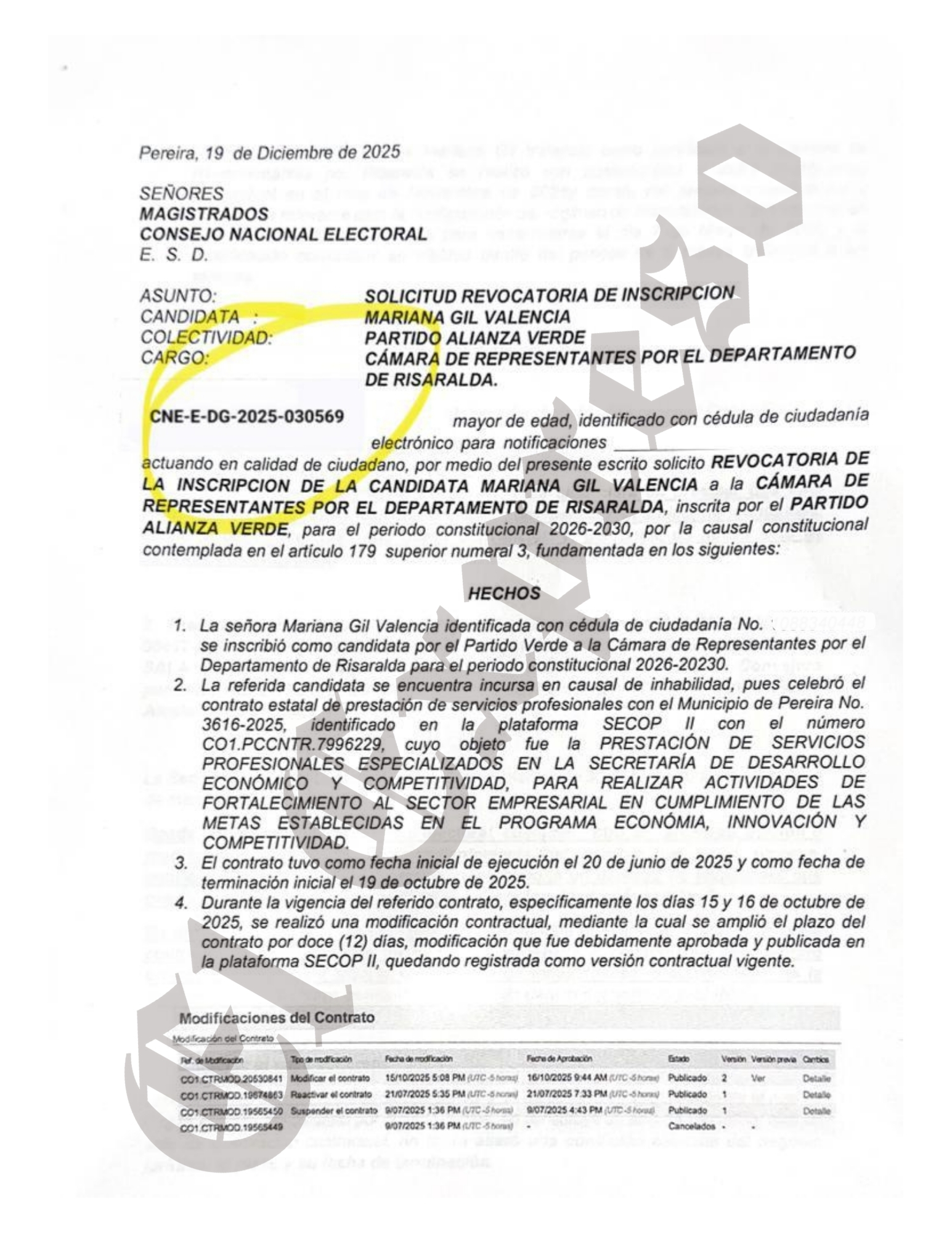 el partido verde en riesgo de perder su ficha femenina a la camara por risaralda imagen 1 1