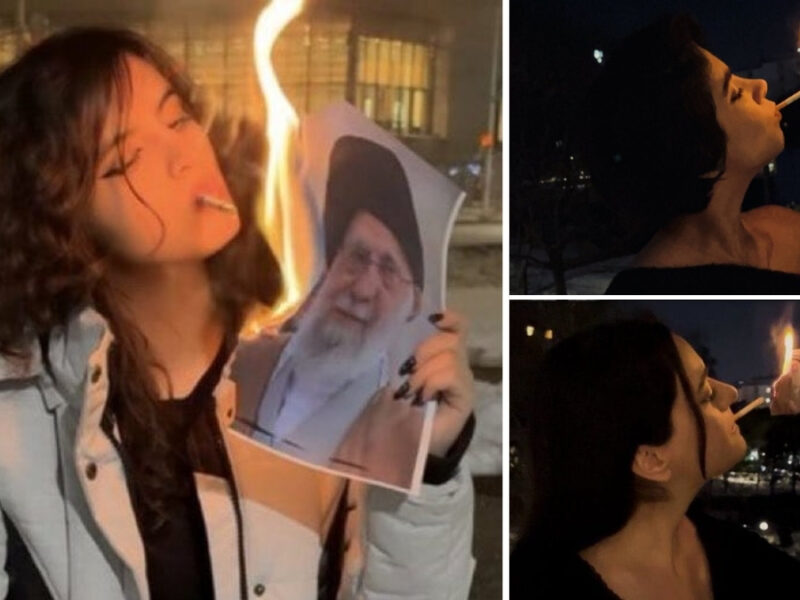 El símbolo de las protestas en Irán