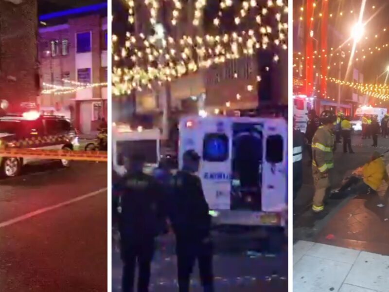 Explosión en el barrio Santa Fe de Bogotá deja varios heridos