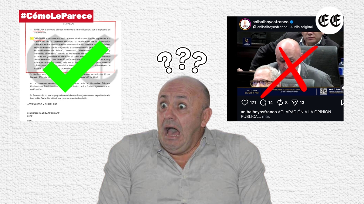 gano la verdad juez ordena rectificar al representante anibal hoyos portada clp 2701 anibal hoyos